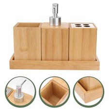  Set 4 Pezzi Accessori WC