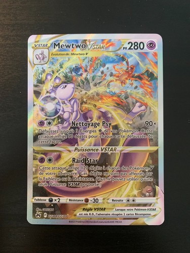 Carte pokémon mewtwo vstar - pokémon, :