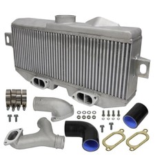 Aggiornamento Intercooler Top Mount + Tubo Y per Subaru 02-07 WRX STI EJ20 EJ25 GD BK