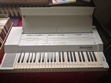 Organo Elettronico Bontempi Eclipse 1984 Giugiaro Design Bianco Vintage