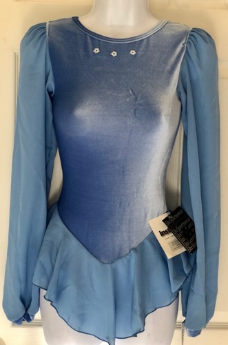 Ice fgure skate - skate, blue