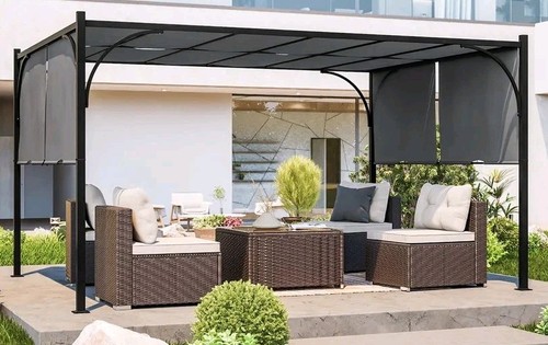 Gazebo 3x4 tetto scorrevole - m,