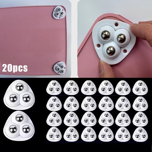 Pezzi mini ruote girevoli - 20,