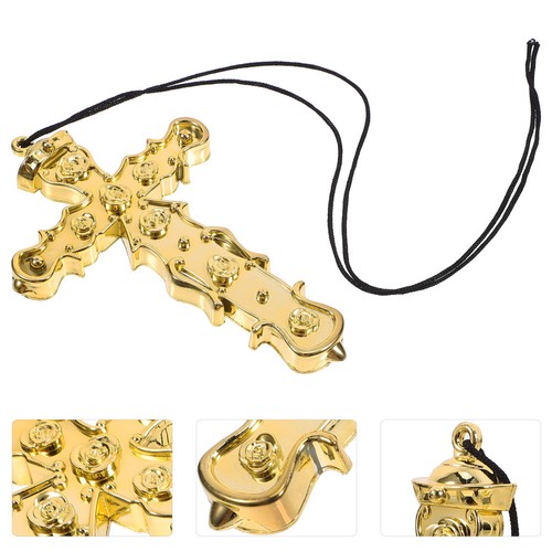 Croce pirata oro per halloween - pirata,