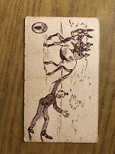 CARTOLINA ANTICA CARTELLA TOMBOLA SPIGA N. 6 Anni ‘30 OO