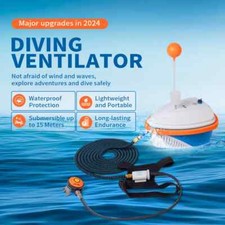 Q7 Subacqueo Snorkel Hookah Nuoto 15M Ventilatore Respirazione Compressore Aria Subacqueo