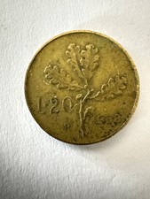 RARA MONETA 20 lire del 1958