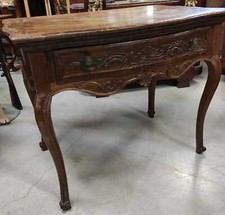 Tavolino Genovese Luigi XV in noce epoca metà '700 cm 81,5x100x64 Antikidea