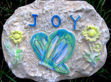 Butterfly rock plastic mold