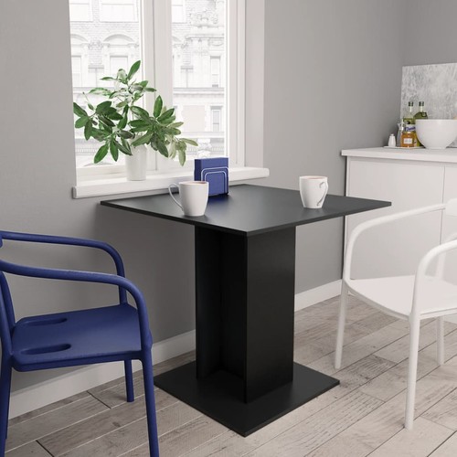 Vidaxl tavolo pranzo - tavolo, nero