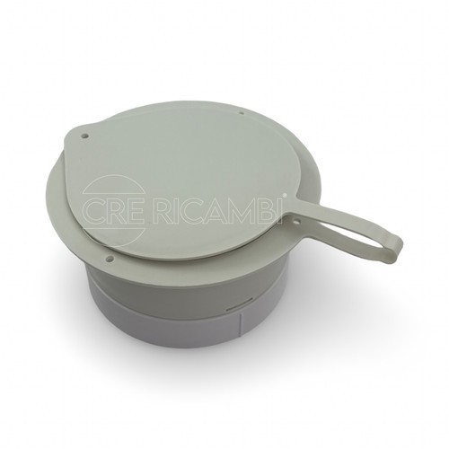 Flangia con tappo connettore - e,