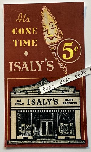 Isaly dairy store - isaly’s, 5¢