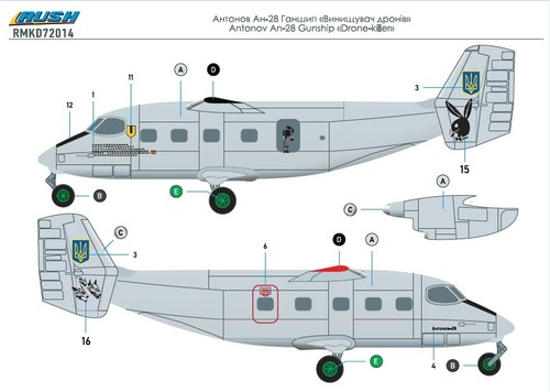 Rush model kit rmkd72014 72 - model, 1/72