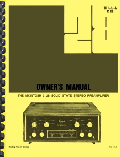 Mcintosh c28 28 - mcintosh, c-28