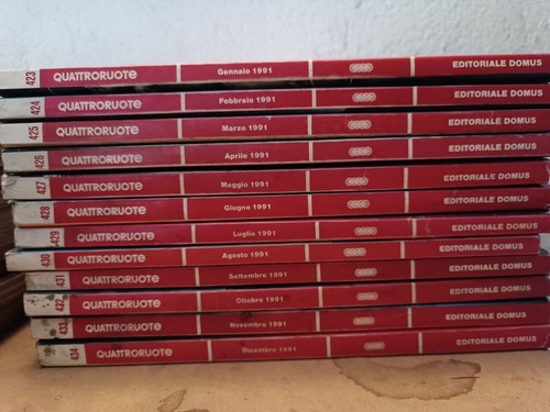 Quattroruote annata 1991 - quattroruote,