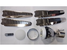 Ventilatore con Lampada GHIBLI STATUS, in METALLO E VETRO R7S 200W