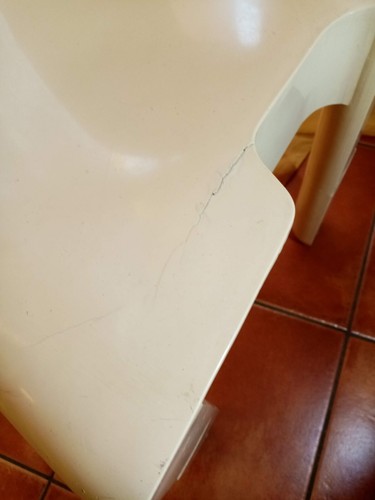 Sedia bianca 860 - sedia, di