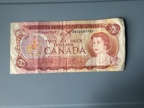 Banconota due dollari - banconota,