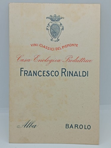 Barolo rinaldi alba - barolo, listino