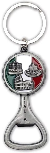 Cavatappi portachiavi acciaio