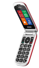 BRONDI STONE+  ROSSO CELLULARE FLIP GSM DUAL SIM FOTOCAMERA DISPLAY 2.4"