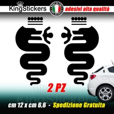 2 Adesivi Biscione ALFA ROMEO