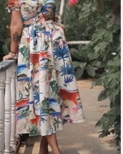 Gonna Midi Stampata Skirt