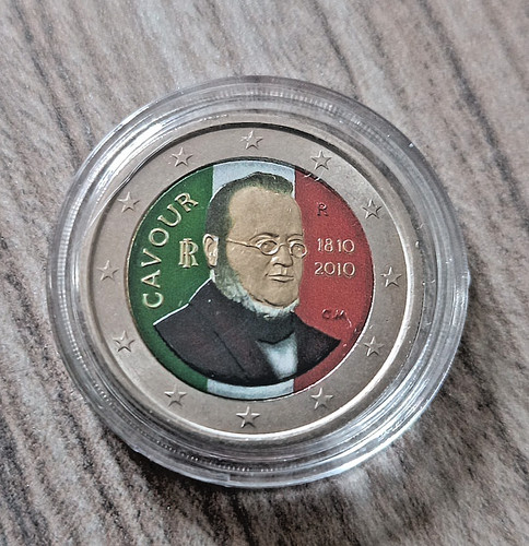 Euros commémorative couleur - commémorative,