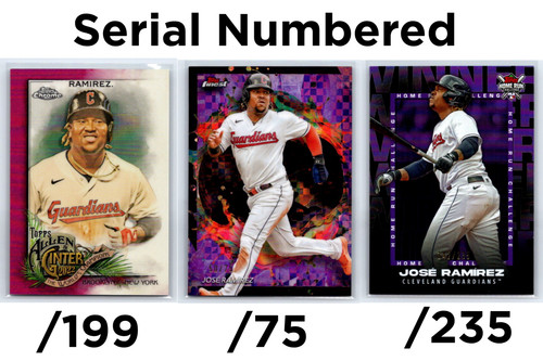 Jose ramirez lot topps serial - jose,