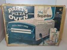 VINTAGE MULTIPLAYMAKERS PIZZA PARTY FORNO CHEF BOYARDEE 1967 SCATOLA ORIGINALE NUOVO