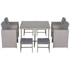 Outsunny Set Tavolo e Sedie da