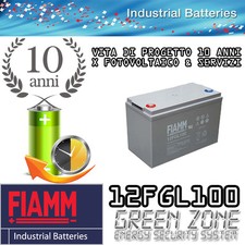 Batteria AGM ciclica 100Ah 12V eolico solare camper BAITA 