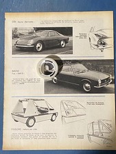 Rara Pubblicità’ ALPINE Osi-FIAT 1600 S Savio-City Car Fissore 1965