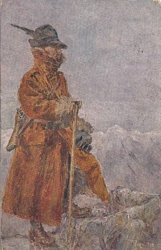 A048 ww1 alpino di vedetta - alpino,