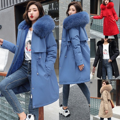 Parka donna foderato pile - parka, in