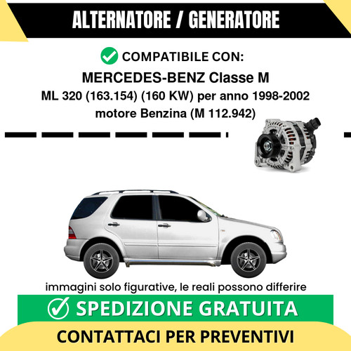 Alternatore mercedes benz - alternatore, mercedes-benz