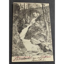 Cartolina S. Vincent (Valle d'Aosta) - Ponte Romano