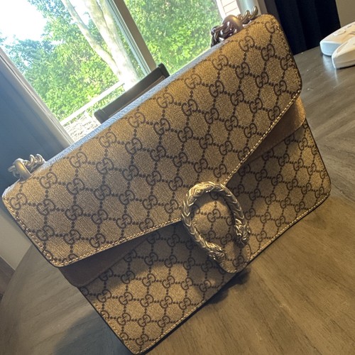 Gucci pattern flap shoulder - gg,