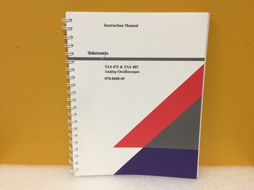 Tektronix 070 8688 tas475 - 070-8688-05,