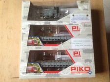 014 ACCESSORI BINARI PIKO - SET SPECIALE LIMITATO VAGONI CON CARICO, OTTIME COND