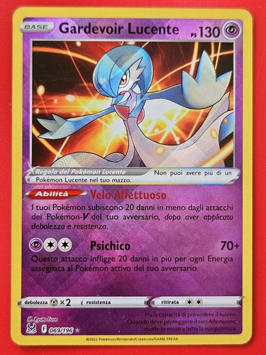 Carta pokemon gardevoir - carta,
