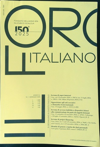 Foro italiano gennaio - italiano, 1