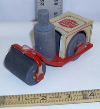 BABY STEAM ROLLER TIN TOY BY