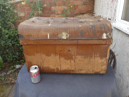 Baule vintage metallo - baule,