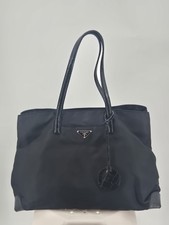 Prada borsa nylon nero tote - prada,
