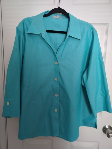 Foxcroft grande bottone perla - grande,