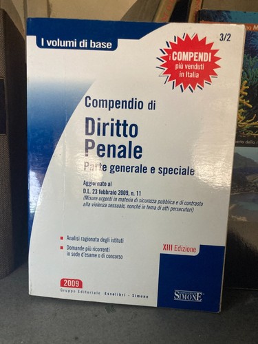 Compendio diritto penale - diritto,