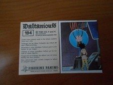 figurina DALTANIOUS n.194- ED. PANINI 1981 completa di velina