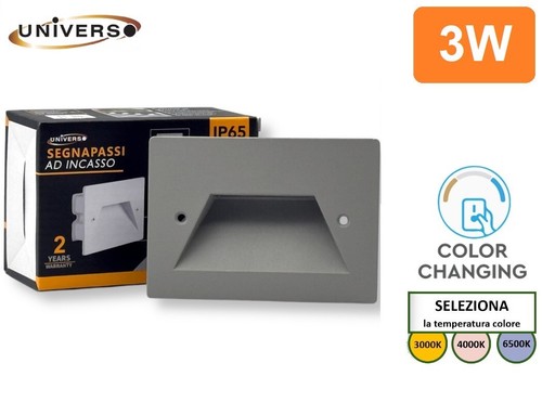 Faretto segnapasso ip65 led - segnapasso,