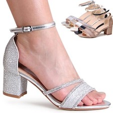 Sandali Riemchen Glitter Per